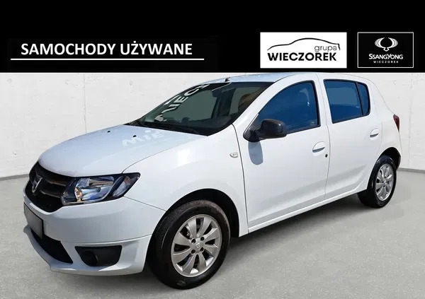 dacia śląskie Dacia Sandero cena 19999 przebieg: 156000, rok produkcji 2014 z Brzeg Dolny